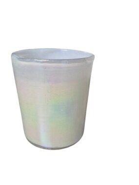 New Indaba Mystic Poppy Coconut & Mango Candle in Opalescent Jar